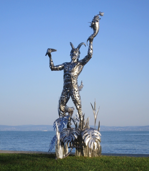 Pan statuette stainless